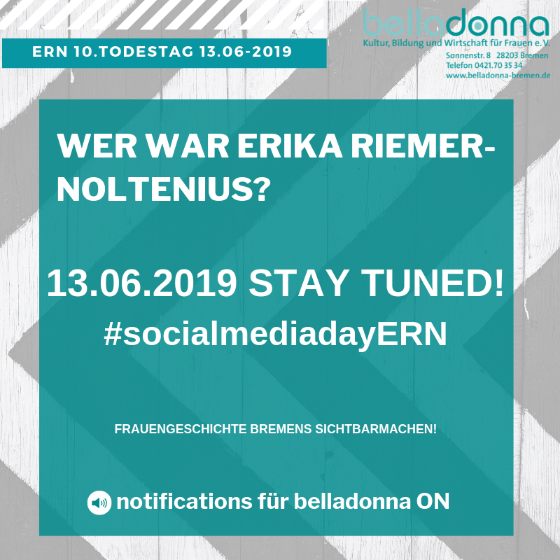 Social Media Day zu Erika Riemer-Noltenius